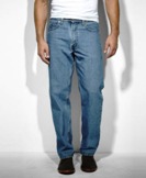 00550-4891 Men's Levi 550 Relaxed Fit Jeans - Medium Stonewash